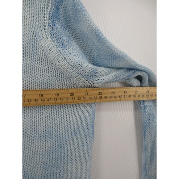 Wooden Ships Sweater Small Medium Pullover Tie Dye Open-Knit Cotton * - Picture 6 of 11